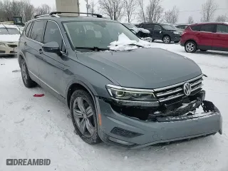 2019 Volkswagen Tiguan SEL Premium with VIN 3VV4B7AX4KM008958, listed as a Copart auction lot 45607605 with 109,465 mi miles and Clean Title. Bid and sale history available at carsss.com. Image 12.
