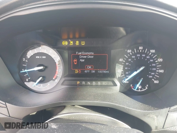 2017 Ford Fusion Sport with VIN 3FA6P0VP0HR153877, listed as a IAAI auction lot 41901051 with 100,799 mi miles. Bid and sale history available at carsss.com. Image 7.