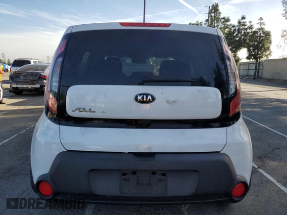 2016 Kia Soul with VIN KNDJN2A29G7324633, listed as a Copart auction lot 47870725 with 97,701 mi miles and Salvage Title. Bid and sale history available at carsss.com. Image 6.