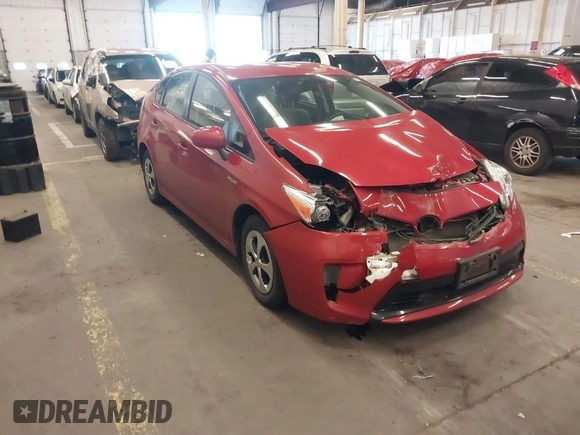 2015 Toyota Prius Four with VIN JTDKN3DUXF0466312, listed as a IAAI auction lot 41556508 with 54,911 mi miles. Bid and sale history available at carsss.com. Image 1.