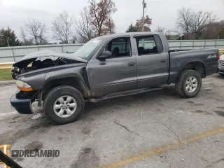 2004 Dodge Dakota Sport with VIN 1D7HG38N84S525629, listed as a Copart auction lot 82140054 with 255,160 mi miles and Salvage Title. Bid and sale history available at carsss.com. Image 1.