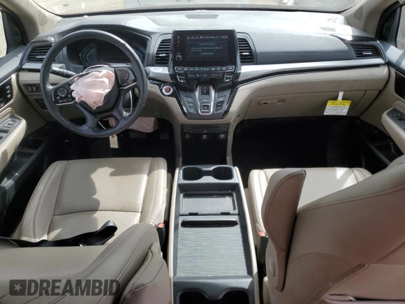 2022 Honda Odyssey Touring with VIN 5FNRL6H85NB067178, listed as a Copart auction lot 56577315 with 22,184 mi miles and Salvage title. Bid and sale history available at DreamBid. Image 8.
