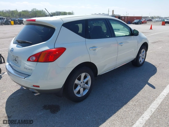 2009 Nissan Murano SL with VIN JN8AZ18WX9W123778, listed as a IAAI auction lot 41988362 with 153,753 mi miles. Bid and sale history available at carsss.com. Image 4.