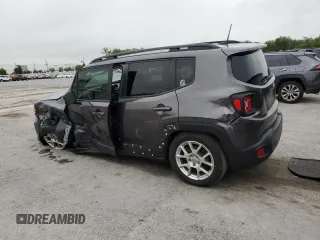 2019 Jeep Renegade Latitude z VIN ZACNJABB7KPJ73628, wystawiony jako Copart lot #59419695 z przebiegiem 61 126 mil mil oraz Szkoda całkowita • Salvage title. Historia ofert i sprzedaży dostępna na DreamBid. Obrazek 2.