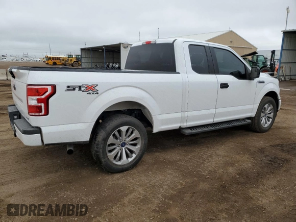 2018 Ford F-150 XL with VIN 1FTEX1EP8JKD44193, listed as a Copart auction lot 54787855 with 97,572 mi miles and Salvage Title. Bid and sale history available at DreamBid. Image 3.
