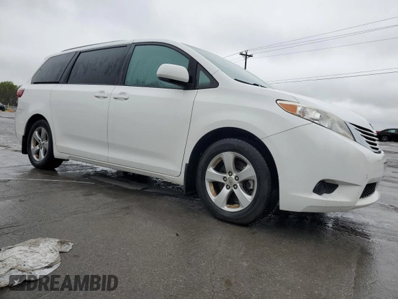 2017 Toyota Sienna LE Auto Access Seat с VIN 5TDKZ3DC4HS840442, выставлен на аукционе Copart как лот 52109575 с пробегом 124 257 миль миль и На запчасти • Non repairable. История ставок и продаж доступна на DreamBid. Изображение 4.