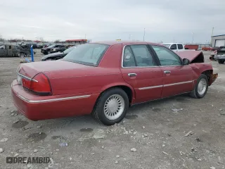 1998 Mercury Grand Marquis LS with VIN 2MEFM75W7WX606103, listed as a Copart auction lot 50771595 with 81,922 mi miles and Salvage Title. Bid and sale history available at carsss.com. Image 3.