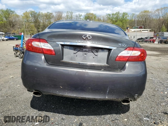 2012 Infiniti M with VIN JN1BY1ARXCM395969, listed as a Copart auction lot 52706675 with Not provided miles and Salvage title. Bid and sale history available at DreamBid. Image 6.