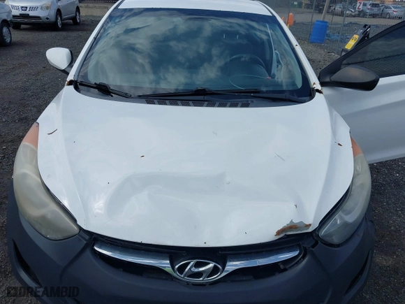 2013 Hyundai Elantra GLS with VIN 5NPDH4AE7DH453651, listed as a IAAI auction lot 42046462 with 204,244 mi miles. Bid and sale history available at carsss.com. Image 10.