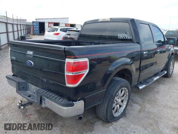 2010 Ford F-150 XL with VIN 1FTEW1C82AKA48763, listed as a IAAI auction lot 41950704 with 206,422 mi miles. Bid and sale history available at carsss.com. Image 4.