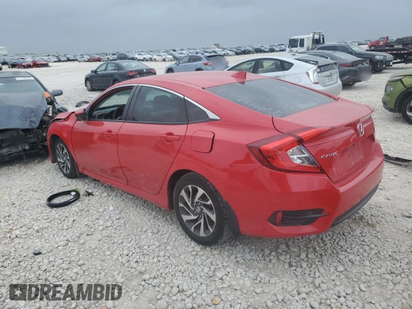 2017 Honda Civic EX z VIN 2HGFC2F78HH502412, wystawiony jako Copart lot #51948665 z przebiegiem 133 900 mil mil oraz Szkoda całkowita • Salvage title. Historia ofert i sprzedaży dostępna na DreamBid. Obrazek 2.
