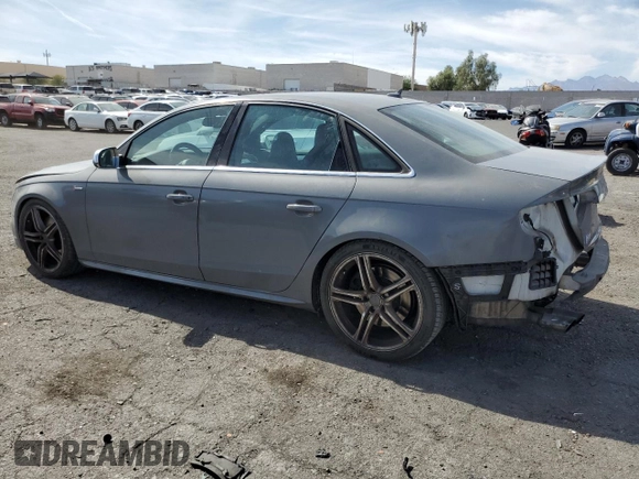 2013 Audi S4 Premium Plus with VIN WAUBGAFLXDA092341, listed as a Copart auction lot 75766344 with 74,088 mi miles and Salvage Title. Bid and sale history available at carsss.com. Image 2.