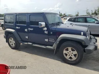 2013 Jeep Wrangler Unlimited Sport z VIN 1C4BJWDG7DL509796, wystawiony jako Copart lot #55787455 z przebiegiem 178 907 mil mil oraz Nie do naprawy • Non repairable. Historia ofert i sprzedaży dostępna na DreamBid. Obrazek 4.