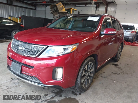 2014 Kia Sorento SX Limited with VIN 5XYKW4A78EG465167, listed as a IAAI auction lot 42149684 with 122,758 mi miles. Bid and sale history available at carsss.com. Image 17.