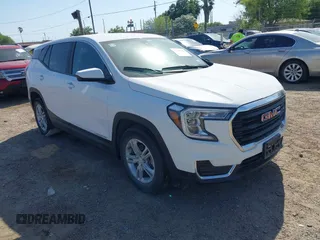 2023 GMC Terrain SLE z VIN 3GKALMEG7PL185822, wystawiony jako IAAI lot #41938208 z przebiegiem Nie podano mil oraz . Historia ofert i sprzedaży dostępna na DreamBid. Obrazek 1.