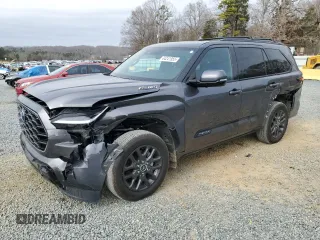 2023 Toyota Sequoia SR5 with VIN 7SVAAABAXPX017375, listed as a Copart auction lot 44241955 with 44,128 mi miles and Salvage Title. Bid and sale history available at carsss.com. Image 1.