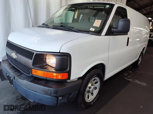 2012 Chevrolet Express Cargo with VIN 1GCSGAFX3C1188347, listed as a IAAI auction lot 42641433 with 186,234 mi miles and . Bid and sale history available at DreamBid. Image 33.