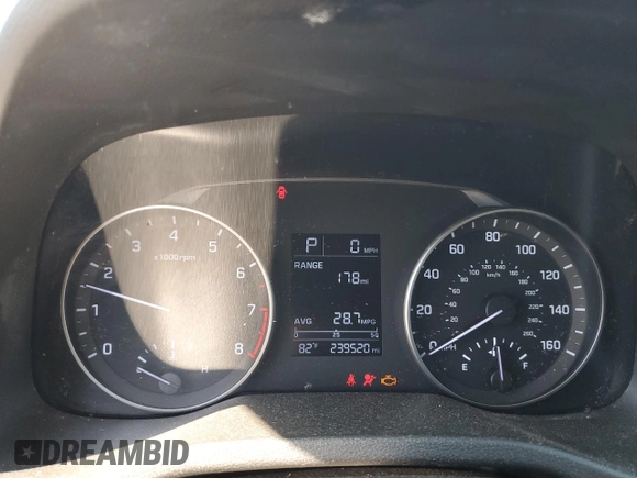 2017 Hyundai Elantra SE with VIN 5NPD74LF9HH037275, listed as a Copart auction lot 50552095 with 239,520 mi miles and Salvage title. Bid and sale history available at DreamBid. Image 9.