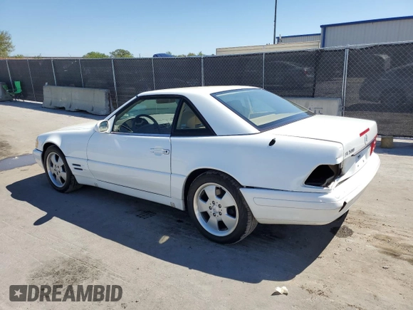 1999 Mercedes-Benz SL 500 z VIN WDBFA68F2XF179425, wystawiony jako Copart lot #48939955 z przebiegiem 117 379 mil mil oraz Szkoda całkowita • Salvage title. Historia ofert i sprzedaży dostępna na DreamBid. Obrazek 2.