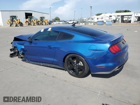 2023 Ford Mustang EcoBoost with VIN 1FA6P8TH1P5107731, listed as a Copart auction lot 55351575 with 11,655 mi miles and Salvage title. Bid and sale history available at DreamBid. Image 2.