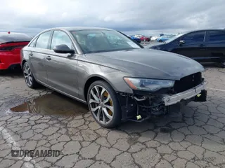 2013 Audi A6 3.0T Premium Plus with VIN WAUGGAFC8DN077982, listed as a IAAI auction lot 41783832 with 95,981 mi miles. Bid and sale history available at carsss.com. Image 1.