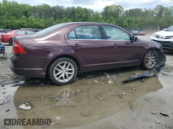 2012 Ford Fusion SEL with VIN 3FAHP0JA9CR308736, listed as a Copart auction lot 58569775 with 184,857 mi miles and Non repairable. Bid and sale history available at DreamBid. Image 3.