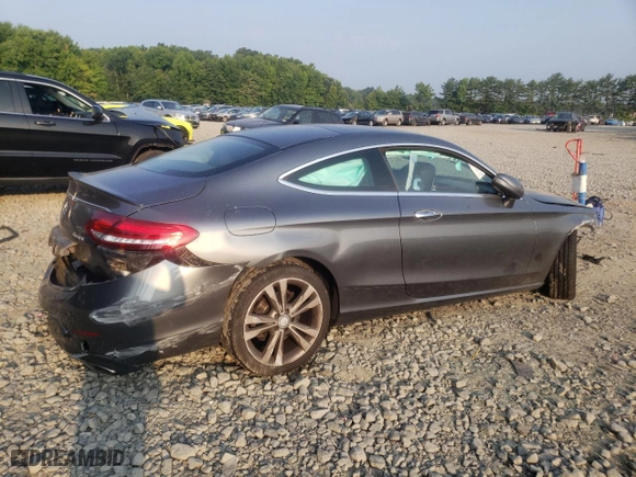 2017 Mercedes-Benz C-Class C 300 with VIN WDDWJ4KB0HF423253, listed as a Copart auction lot 65717794 with 127,929 mi miles and Salvage Title. Bid and sale history available at carsss.com. Image 3.
