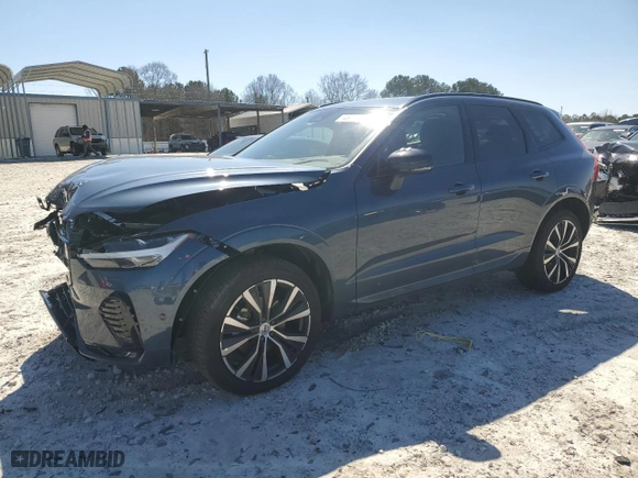 2024 Volvo XC60 Plus Dark Theme with VIN YV4L12RL2R1762432, listed as a Copart auction lot 48196165 with 8,932 mi miles and Salvage Title. Bid and sale history available at carsss.com. Image 1.