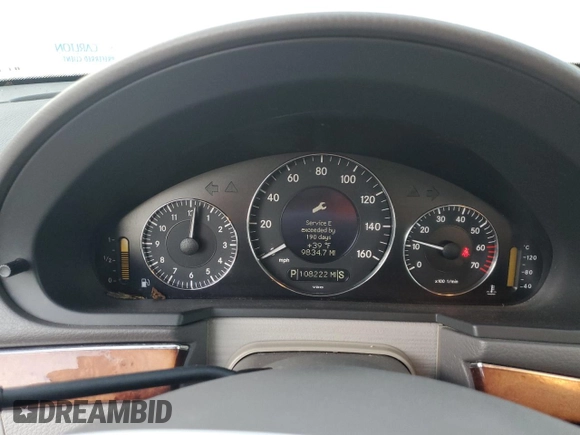 2003 Mercedes-Benz E-Class 3.2L with VIN WDBUF65JX3A109227, listed as a Copart auction lot 76540954 with 108,222 mi miles and Salvage Title. Bid and sale history available at carsss.com. Image 9.