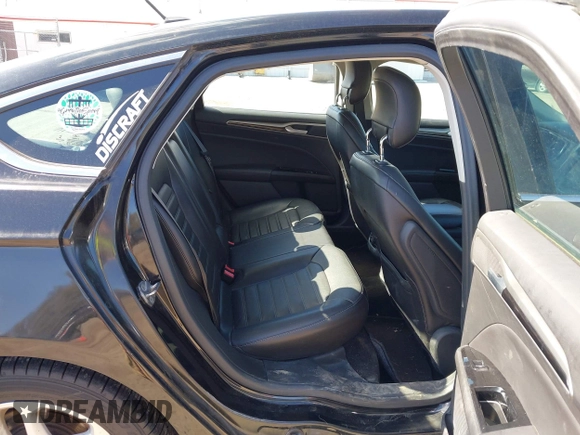 2014 Ford Fusion SE with VIN 1FA6P0HDXE5370384, listed as a IAAI auction lot 41973412 with 147,459 mi miles and . Bid and sale history available at DreamBid. Image 8.