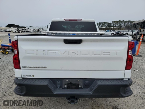 2023 Chevrolet Silverado 1500 with VIN 1GCPAAEDXPZ294137, listed as a Copart auction lot 88220115 with 42,456 mi miles and Salvage Title. Bid and sale history available at DreamBid. Image 6.