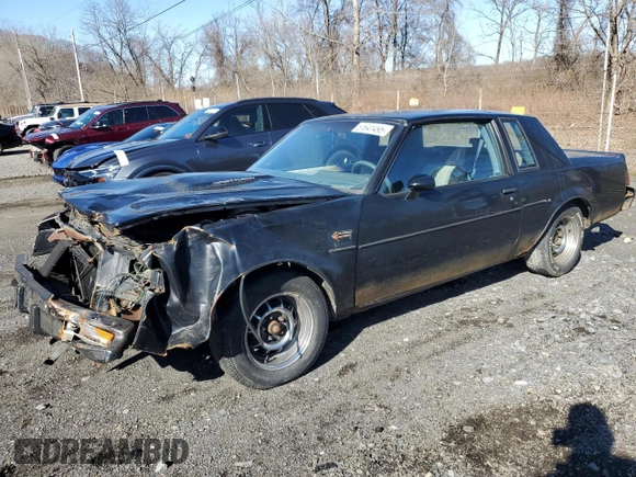 1987 Buick Regal with VIN 1G4GJ1171HP440059, listed as a Copart auction lot 51641495 with 21,443 mi miles and Salvage Title. Bid and sale history available at DreamBid. Image 1.