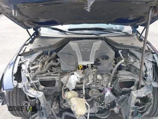2017 Infiniti Q60 Red Sport 400 with VIN JN1FV7EK1HM610978, listed as a IAAI auction lot 41904287 with 80,066 mi miles and . Bid and sale history available at carsss.com. Image 10.