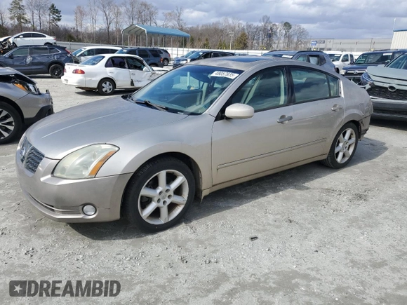 2005 Nissan Maxima 3.5 SE with VIN 1N4BA41E45C815045, listed as a Copart auction lot 48057835 with 168,463 mi miles and Salvage Title. Bid and sale history available at carsss.com. Image 1.