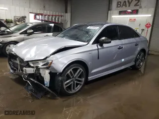2017 Audi A3 Sedan Premium Plus with VIN WAUJ8GFF5H1045035, listed as a Copart auction lot 88129045 with 95,645 mi miles and Salvage Title. Bid and sale history available at carsss.com. Image 1.