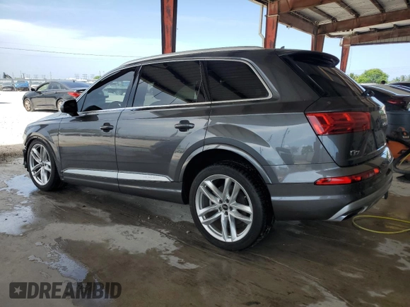2018 Audi Q7 Prestige z VIN WA1VABF79JD053285, wystawiony jako Copart lot #58538125 z przebiegiem 47 318 mil mil oraz Szkoda całkowita • Salvage title. Historia ofert i sprzedaży dostępna na DreamBid. Obrazek 2.