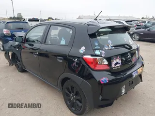 2023 Mitsubishi Mirage Black Edition with VIN ML32AWHJXPH006389, listed as a IAAI auction lot 40732836 with 5,971 mi miles and . Bid and sale history available at DreamBid. Image 3.