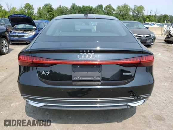 2022 Audi A7 z VIN WAUP2BF23NN057989, wystawiony jako Copart lot #67640184 z przebiegiem 26 739 mil mil oraz Szkoda całkowita • Salvage title. Historia ofert i sprzedaży dostępna na DreamBid. Obrazek 6.