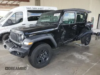 2025 Jeep Wrangler Sport S z VIN 1C4PJXDN3SW520493, wystawiony jako Copart lot #55454235 z przebiegiem 6 064 mil mil oraz Nie do naprawy • Non repairable. Historia ofert i sprzedaży dostępna na DreamBid. Obrazek 1.