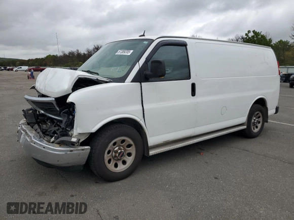 2011 GMC Savana z VIN 1GTS7AF43B1144482, wystawiony jako Copart lot #57389205 z przebiegiem 140 013 mil mil oraz Szkoda całkowita • Salvage title. Historia ofert i sprzedaży dostępna na DreamBid. Obrazek 1.