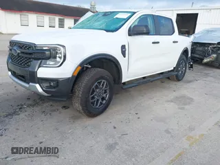 2024 Ford Ranger XLT with VIN 1FTER4GH6RLE05144, listed as a IAAI auction lot 41189966 with 2,646 mi miles. Bid and sale history available at carsss.com. Image 2.