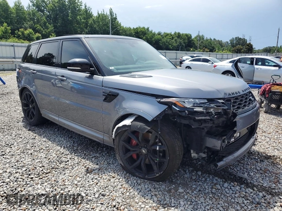 2020 Land Rover Range Rover Sport SVR z VIN SALWZ2RE9LA729082, wystawiony jako Copart lot #61613465 z przebiegiem 43 534 mil mil oraz Szkoda całkowita • Salvage title. Historia ofert i sprzedaży dostępna na DreamBid. Obrazek 4.