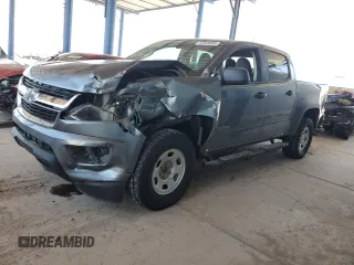 2020 Chevrolet Colorado 4WD Work Truck with VIN 1GCGTBEN6L1117067, listed as a Copart auction lot 54543595 with 75,372 mi miles and Salvage Title. Bid and sale history available at carsss.com. Image 1.