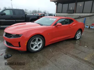 2020 Chevrolet Camaro 1LT with VIN 1G1FB1RS7L0124598, listed as a Copart auction lot 47083965 with 38,426 mi miles and Salvage Title. Bid and sale history available at DreamBid. Image 1.