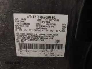 2016 Ford Edge SE with VIN 2FMPK4G9XGBC37362, listed as a IAAI auction lot 41861088 with 138,719 mi miles and . Bid and sale history available at DreamBid. Image 9.