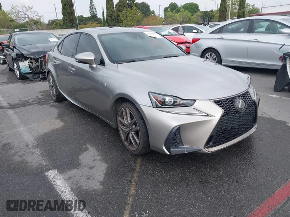 2017 Lexus IS with VIN JTHBA1D23H5059256, listed as a IAAI auction lot 42028884 with 82,929 mi miles. Bid and sale history available at carsss.com. Image 1.