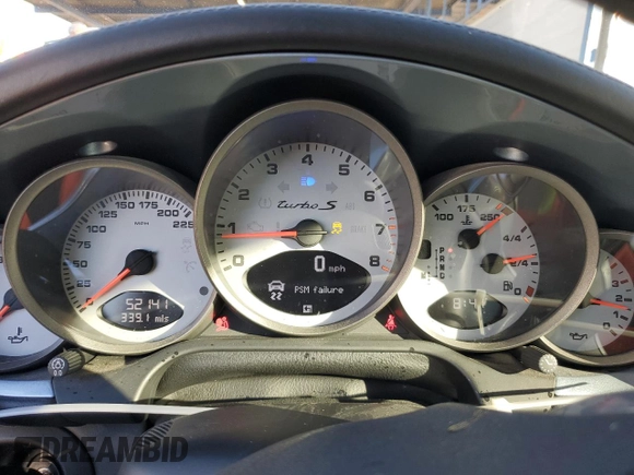 2011 Porsche 911 Turbo S with VIN WP0AD2A94BS766757, listed as a Copart auction lot 78470004 with 52,141 mi miles and Salvage Title. Bid and sale history available at DreamBid. Image 9.