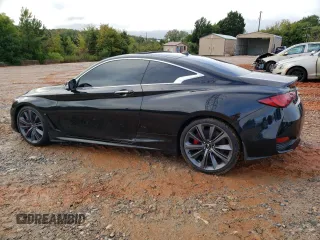 2022 Infiniti Q60 Red Sport 400 with VIN JN1FV7LK5NM660409, listed as a Copart auction lot 71884424 with 35,354 mi miles and Salvage title. Bid and sale history available at DreamBid. Image 2.