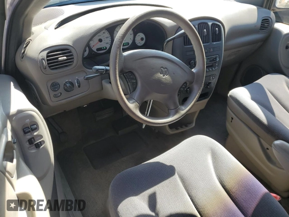 2001 Dodge Caravan SE with VIN 1B4GP25341B160300, listed as a Copart auction lot 52192885 with 107,518 mi miles and Non Repairable. Bid and sale history available at carsss.com. Image 8.