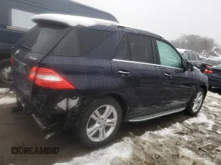 2012 Mercedes-Benz M ML 350 with VIN 4JGDA5HB1CA072658, listed as a Copart auction lot 44408515 with 194,125 mi miles and Salvage Title. Bid and sale history available at carsss.com. Image 3.